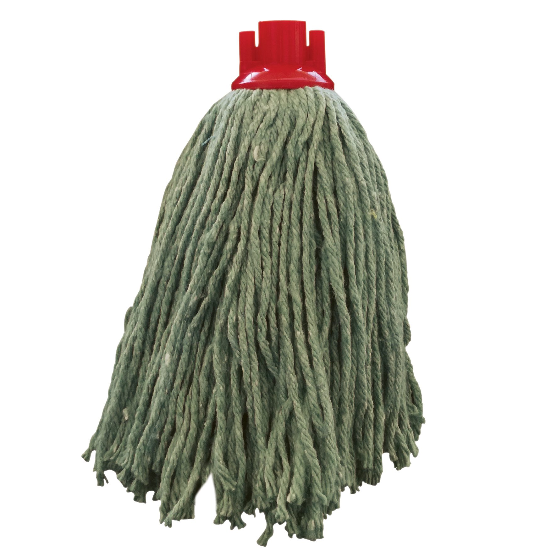 Household cotton yarn mop "Canada" green colour