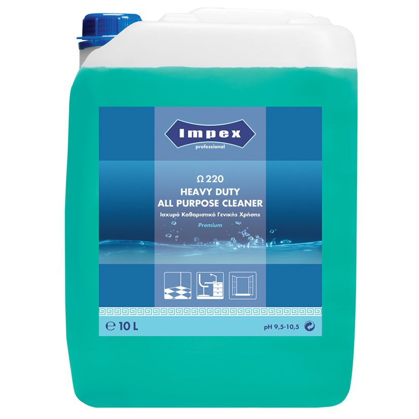 Ω220 HEAVY DUTY ALL PURPOSE CLEANER Premium – Ισχυρό Καθαριστικό Γενικής Χρήσης